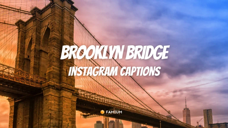 Instagram Captions for Brooklyn Bridge